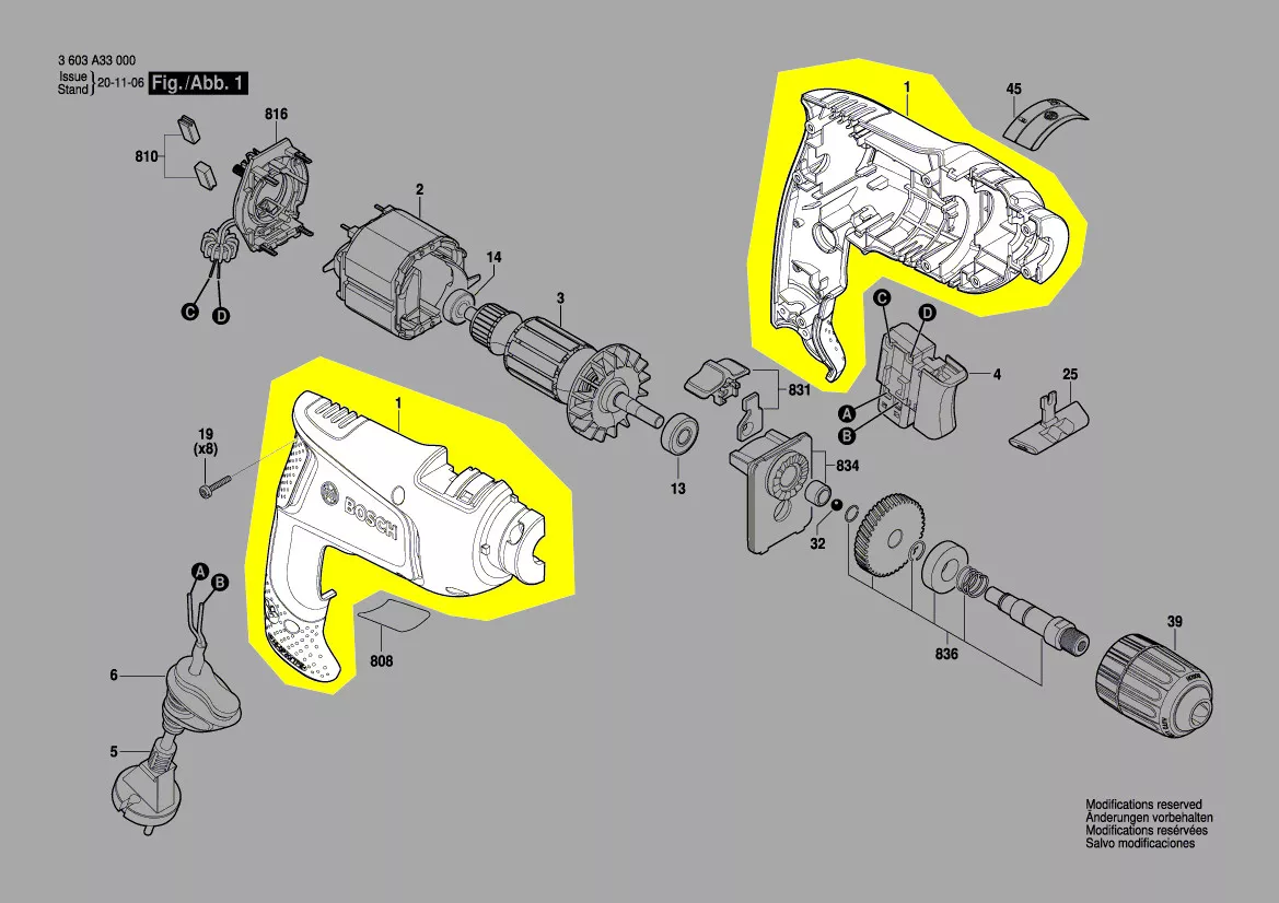 Coquille réf. 1 605 806 674 Bosch